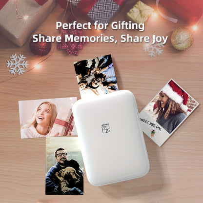 Color Photo Printer Portable Full Color Wireless Photo Printer USB Bluetooth Thermal Sublimation Printer